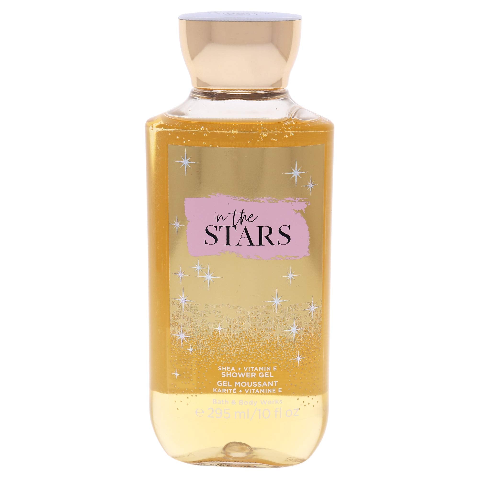 Bath & Body Works In The Stars shower gel bottle for a refreshing cleanse with starflower and amber