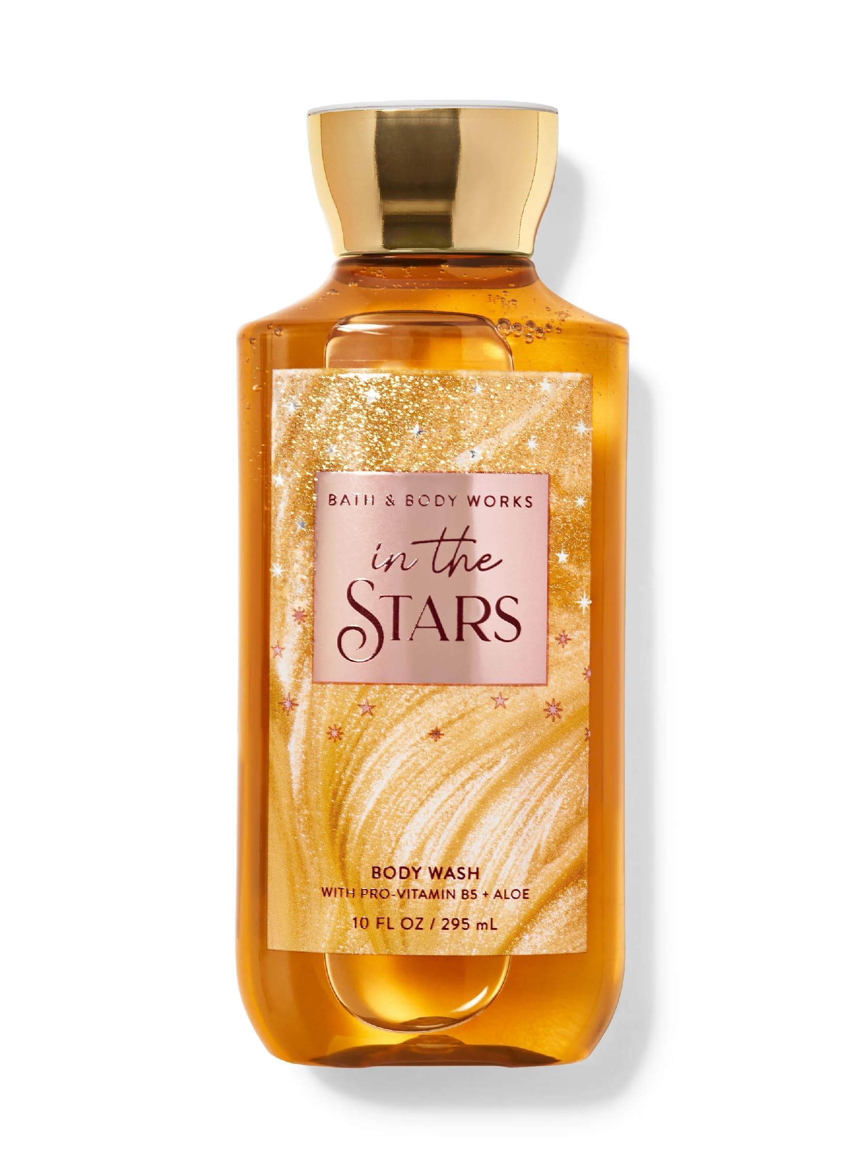 Bath & Body Works In The Stars Shower Gel bottle-back shows sleek packaging