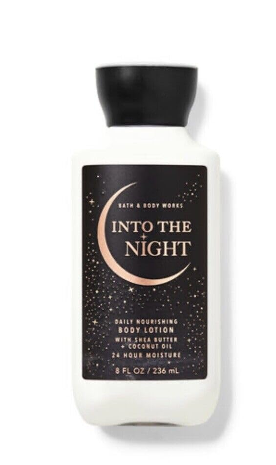 Bath and Body Works Into The Night lotion set 8oz for smooth skin and long-lasting moisture.
