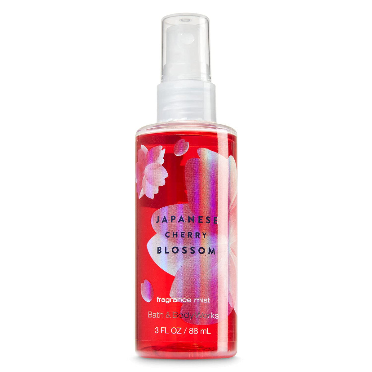 Bath & Body Works Japanese Cherry Blossom travel mist bottle for on-the-go fragrance refresh.