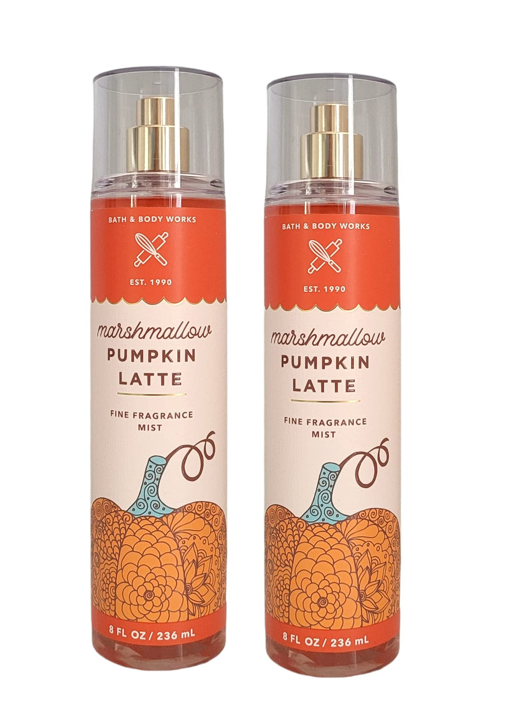 Bath & Body Works Marshmallow Pumpkin Latte mist bottle 1 for daily spritzing and mood enhancement