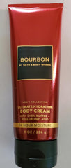 Bath & Body Works Men's Bourbon Ultimate Hydration Body Cream applying on forearm for quick absorption