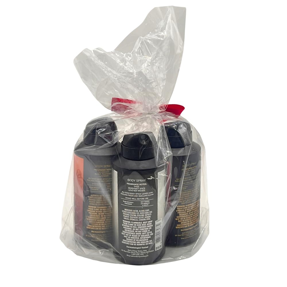 Bath & Body Works gift set with red bow, holiday-ready packaging.
