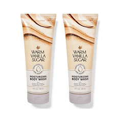 Bath & Body Works Moisturizing Body Wash bottle in Warm Vanilla Sugar offers velvety skin hydration.