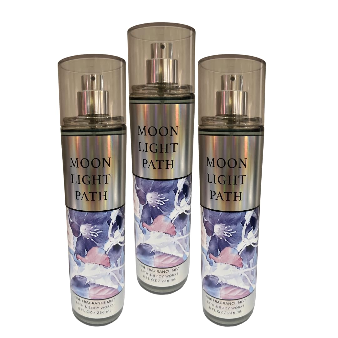 Bath & Body Works Moonlight Path mist bottle close-up for daily mood refresh.