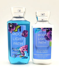 Bath & Body Works Moonlight Path fragrance notes closeup showcasing jasmine and musk.