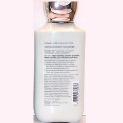 Moonlight Path lotion ingredients image highlighting shea butter and coconut oil nourishment