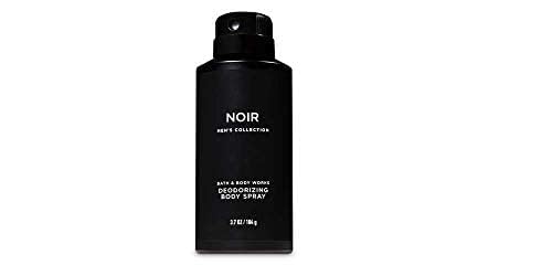 Bath & Body Works Noir spray mist dispersal demonstrates quick-drying, lightweight feel after workouts.