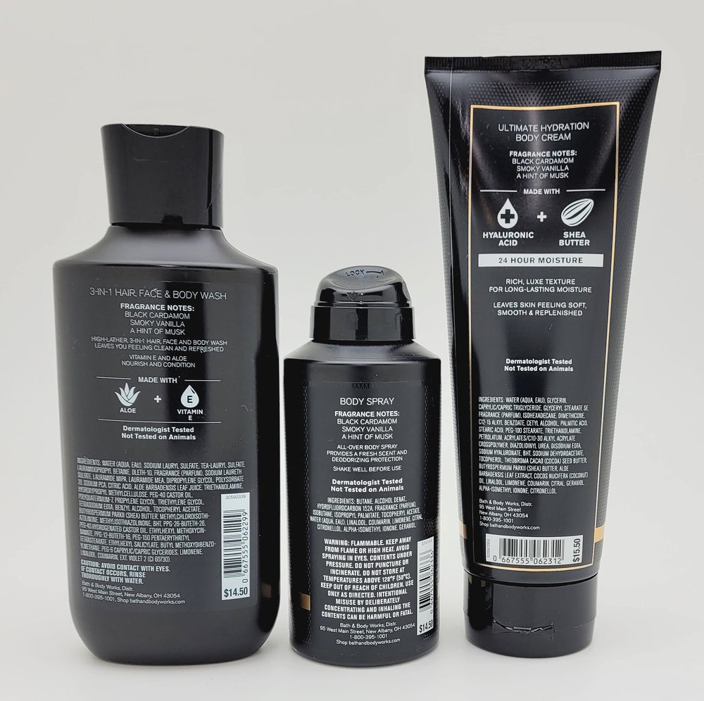 Bath & Body Works Noir deodorizing body spray captures long-lasting fragrance and fresh feeling.