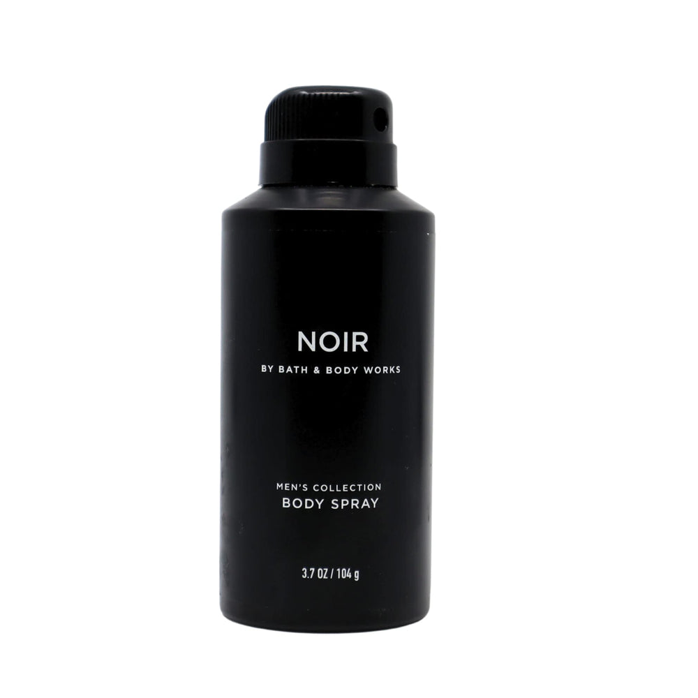 Bath & Body Works Noir men's deodorizing body spray bottle delivering everyday freshness.