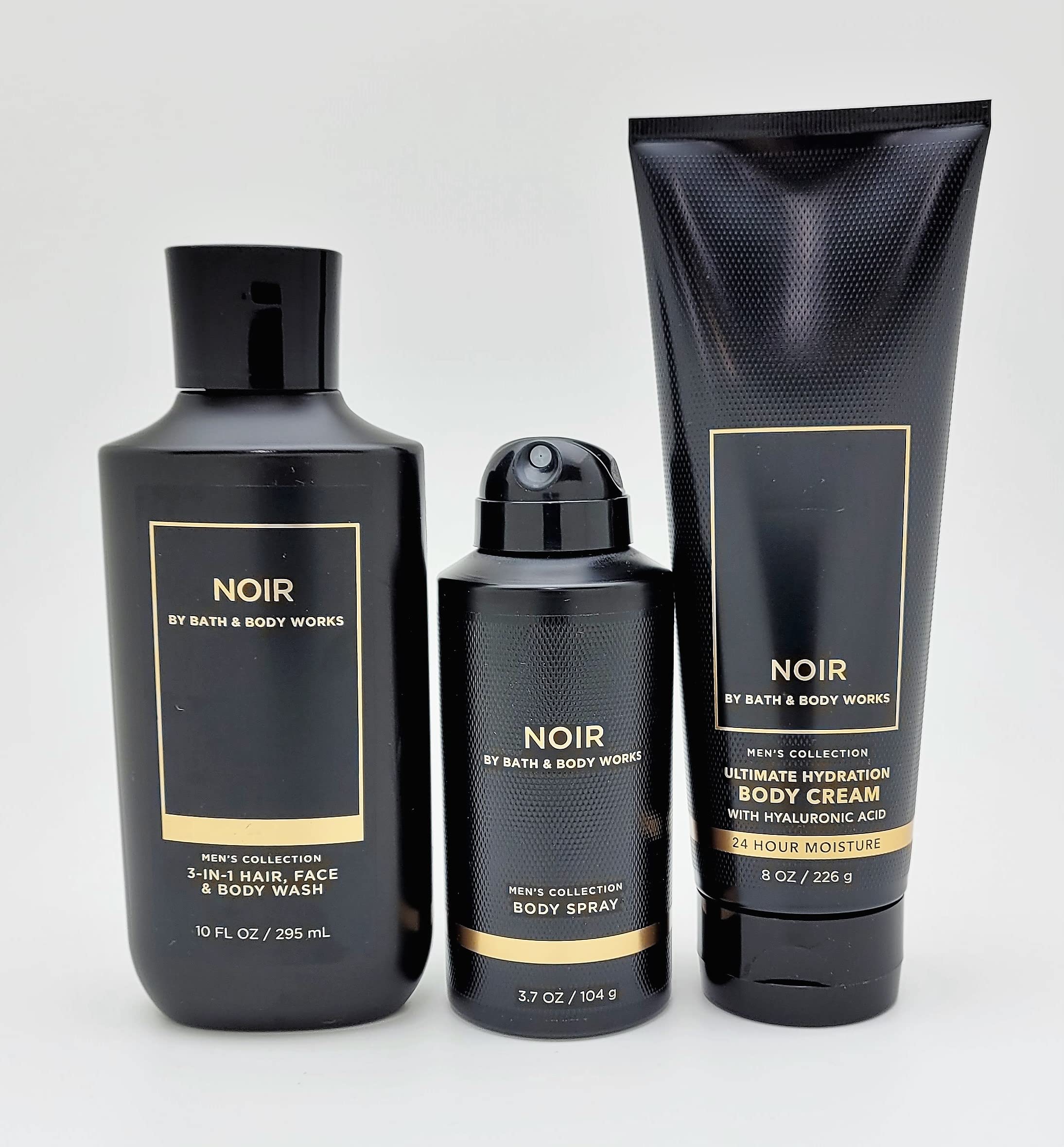 Bath & Body Works Noir hydration cream jar emphasizes deep moisturization and smooth, refreshed skin.