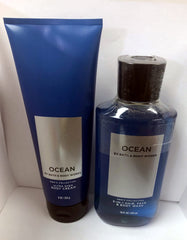 Bath & Body Works Ocean shower gel 10oz bottle with fresh coast fragrance for daily shower