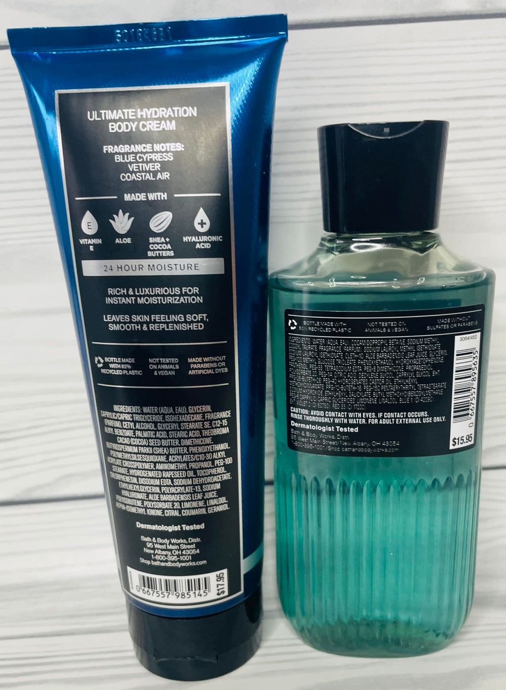 Bath & Body Works Ocean shower gel close-up—coastal air fragrance for daily wash.
