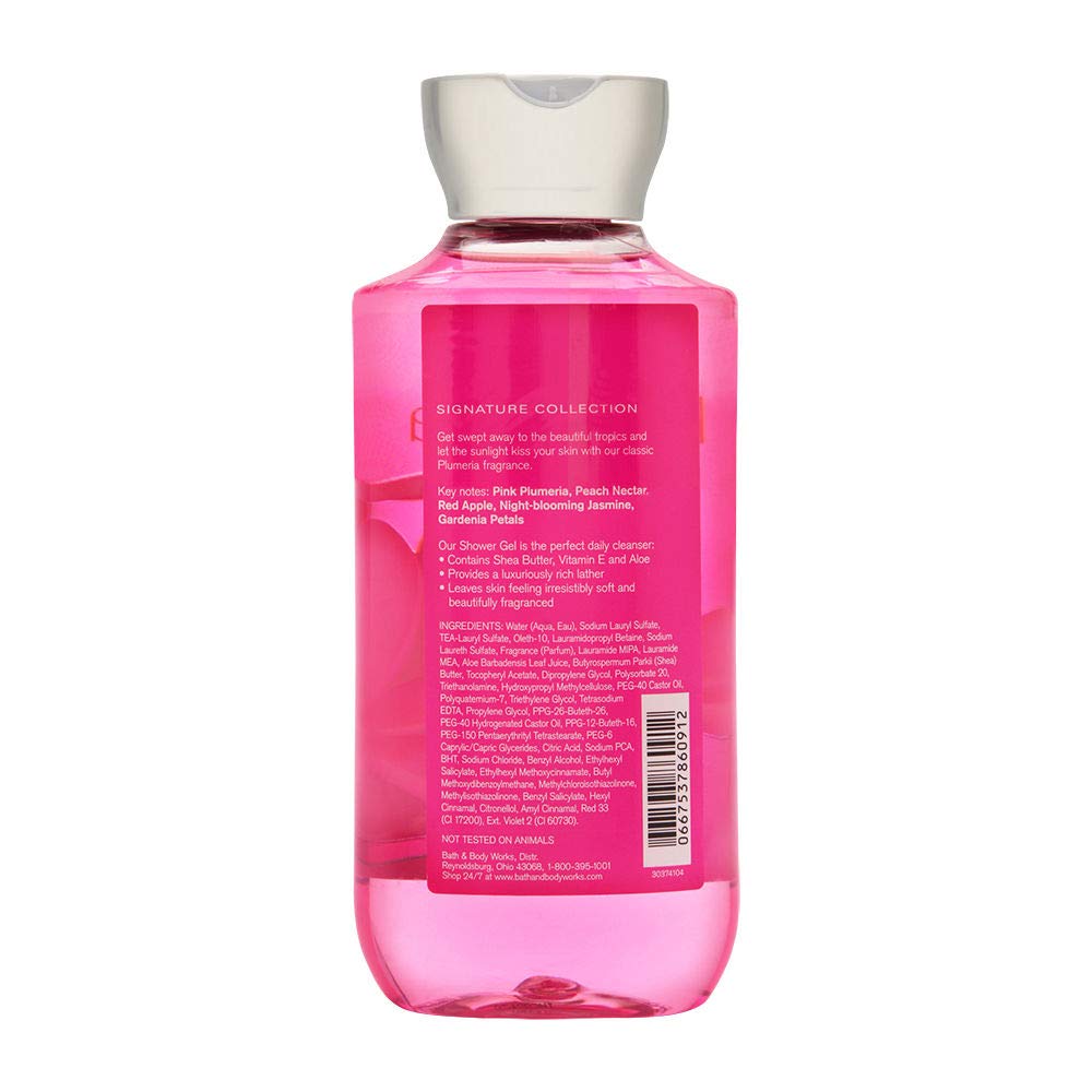 Bath & Body Works Plumeria Shower Gel foamy lather highlighting luxurious scent and everyday cleansing