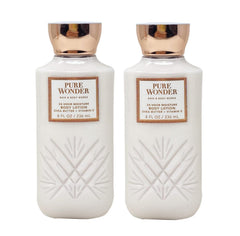 Bath & Body Works Pure Wonder bottle close-up highlighting nourishing daily moisture.