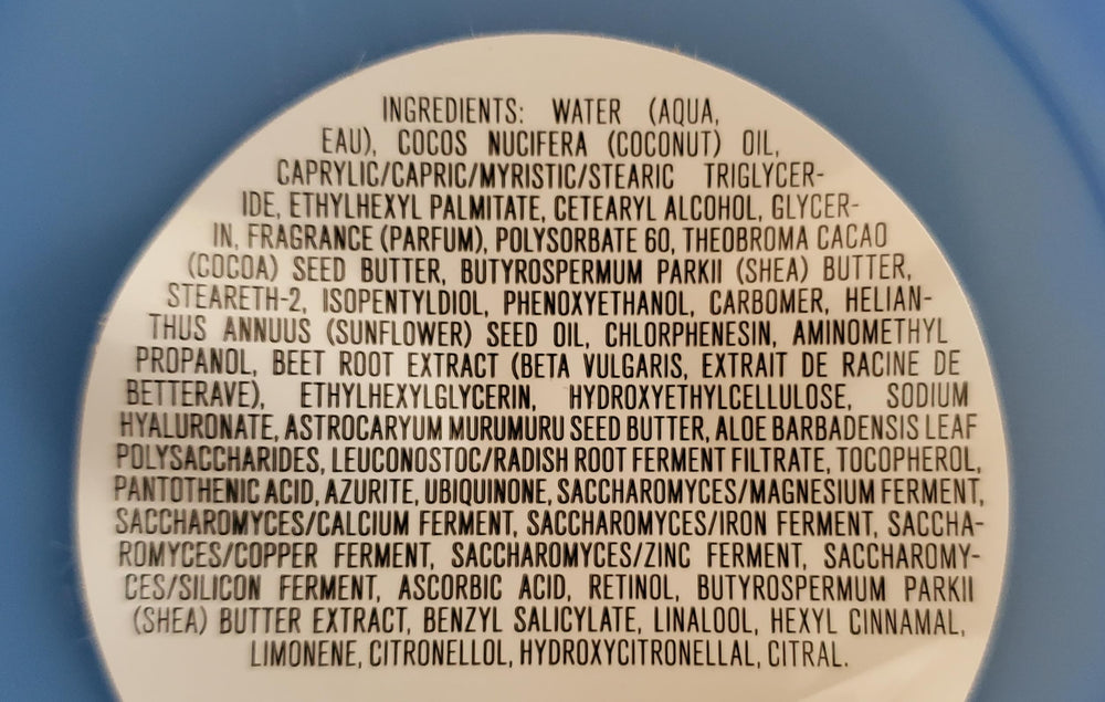 Bath & Body Works shea cocoa butter jar closeup highlighting nourishment