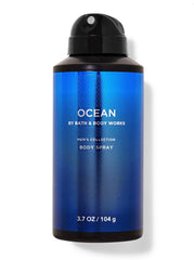 Bath & Body Works Ocean deodorizing spray bottle promotes daily freshness with cypress and vetiver.