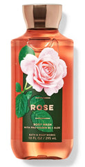 Bath & Body Works Signature Rose shower gel bottle for daily fragrance boost.