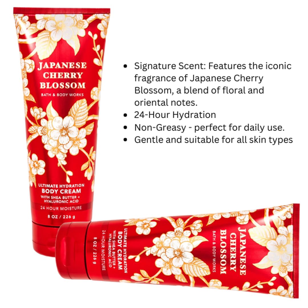 Bath & Body Works Signature Ultra Shea Cream texture close-up highlights non-greasy absorption.
