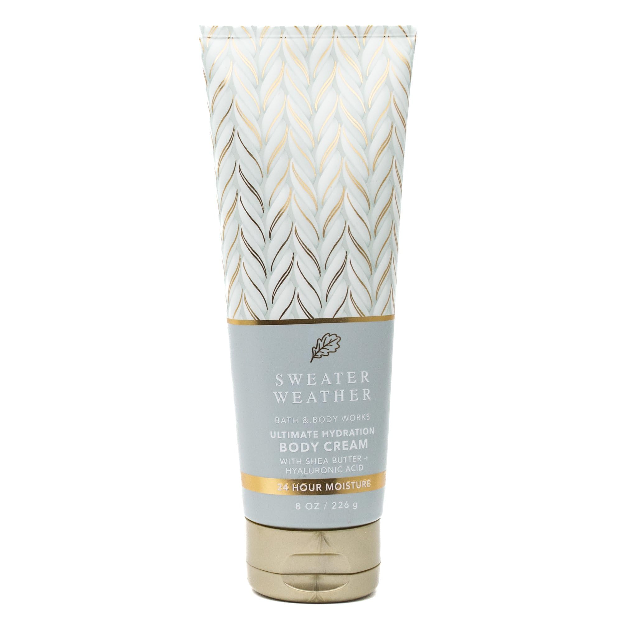 Bath and Body Works Sweater Weather body cream 8oz tub for daily hydration and comforting fragrance