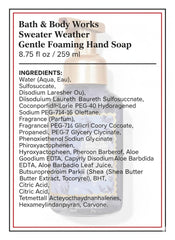 Bath & Body Works Sweater Weather two-pack front view for convenient hand care