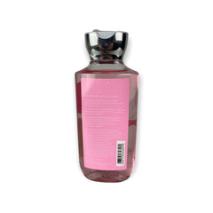 Bath & Body Works Sweet Pea Shower Gel label emphasizes fruity floral scent for refreshing showers