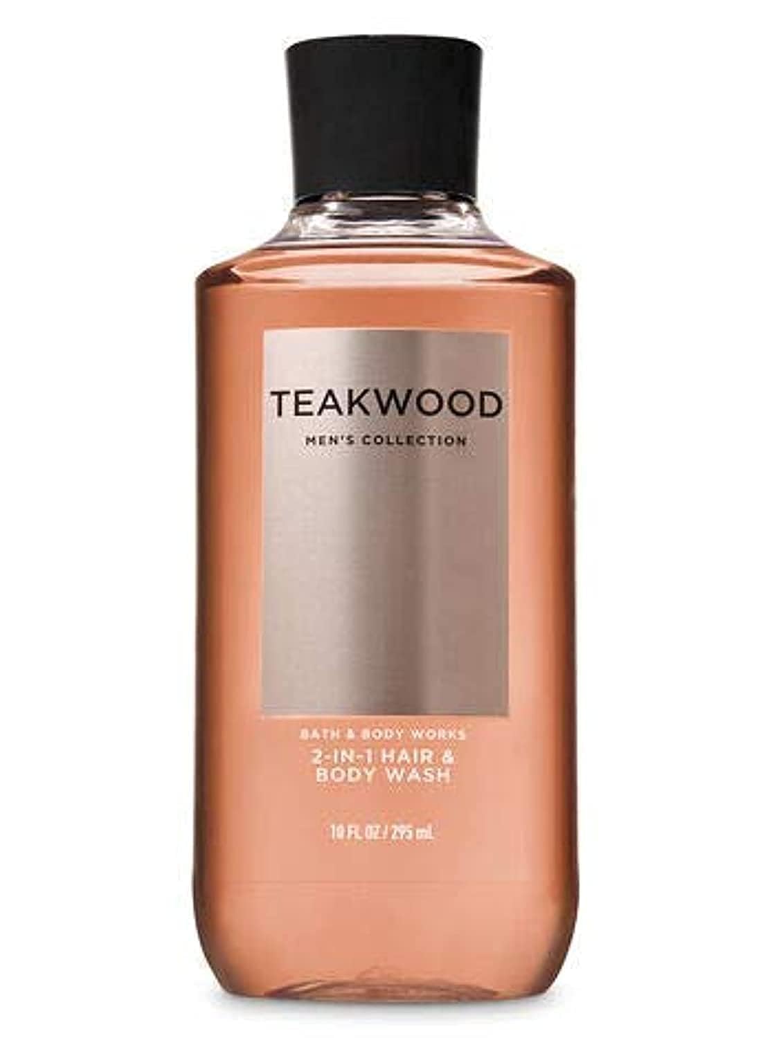 Bath & Body Works Teakwood 2-in-1 bottle-pour for quick daily cleansing.