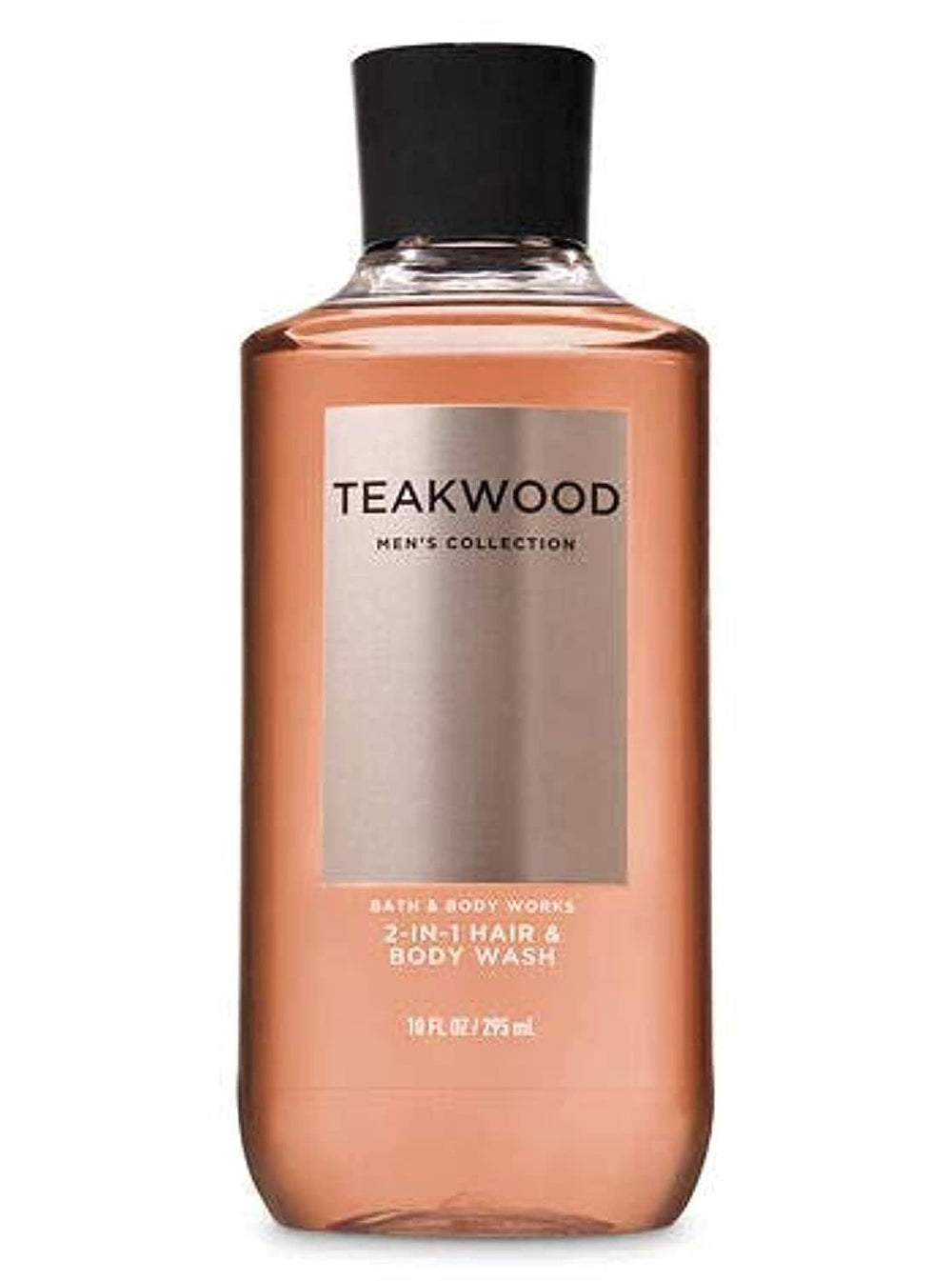 Bath & Body Works Teakwood 2-in-1 bottle-pour for quick daily cleansing.