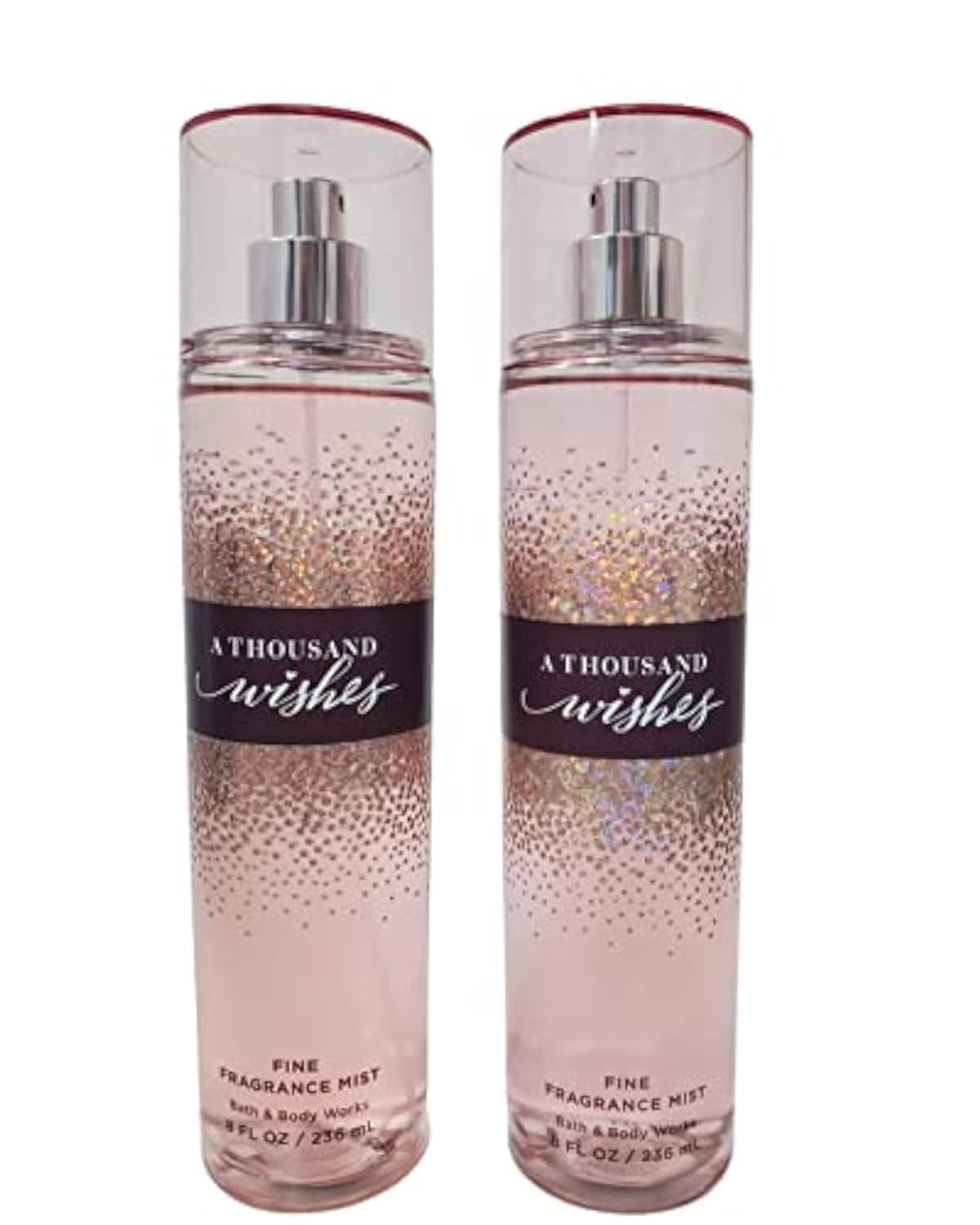 Bath & Body Works Thousand Wishes mist bottle spray for uplifting fragrance throughout the day.
