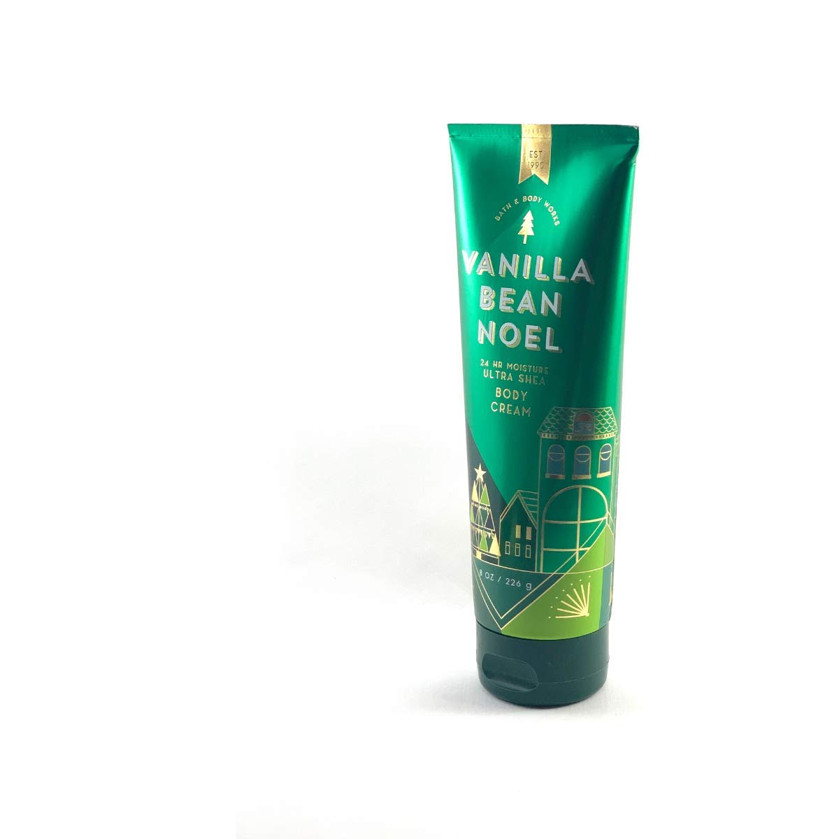 Bath & Body Works Vanilla Bean Noel texture close-up highlights creamy consistency for quick absorption.