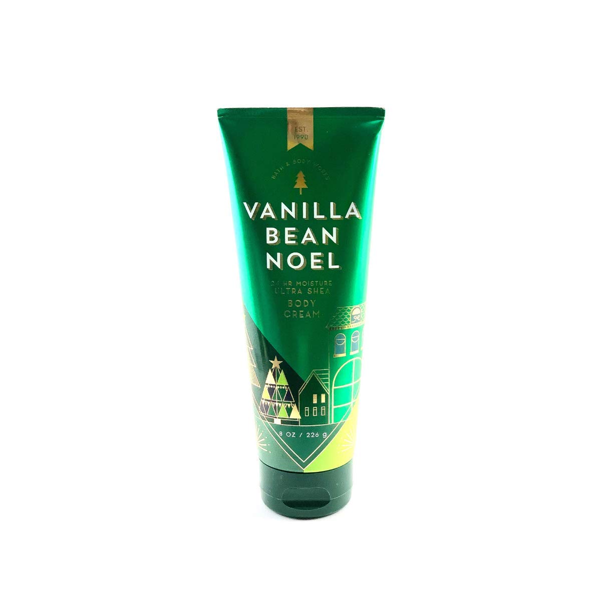 Bath & Body Works Vanilla Bean Noel Ultra Shea bottle showcases rich hydration and comforting fragrance.