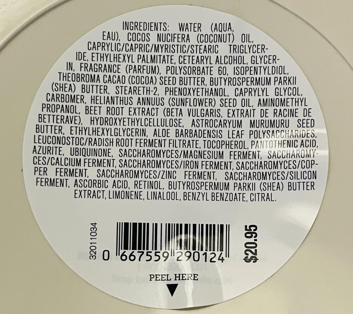 Bath & Body Works Vanilla Romance Whipped Body Butter being applied for smooth hydration