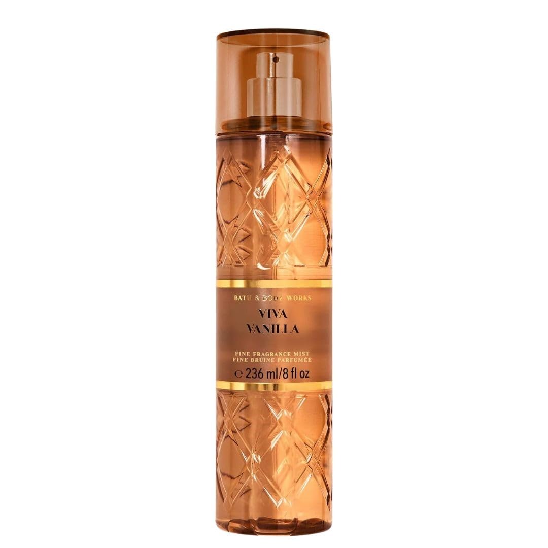 Bath & Body Works Viva Vanilla spray-mist bottle for all-day fragrance.