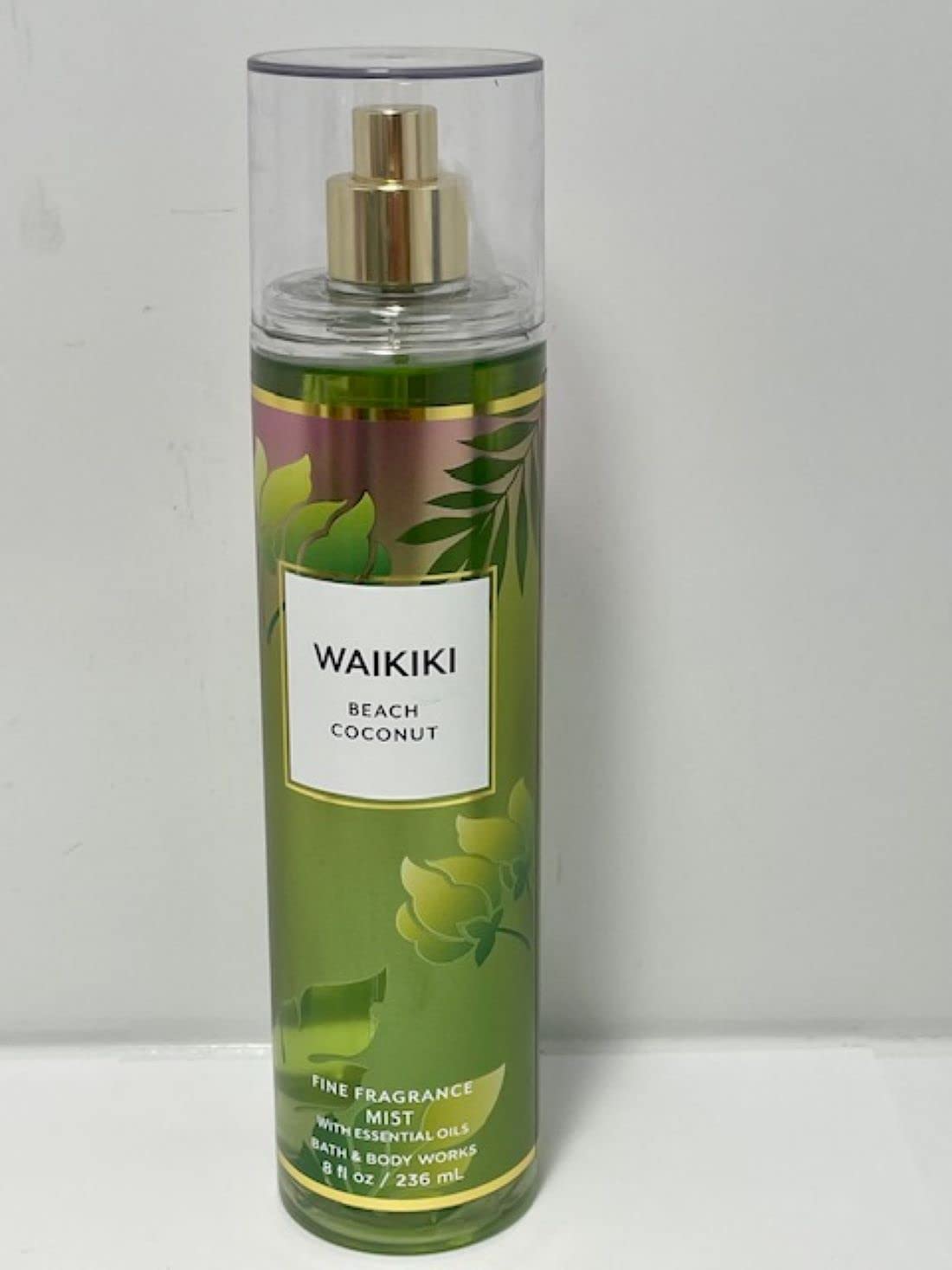 Bath & Body Works Waikiki Beach Coconut bottle pump delivers even fragrance coverage.