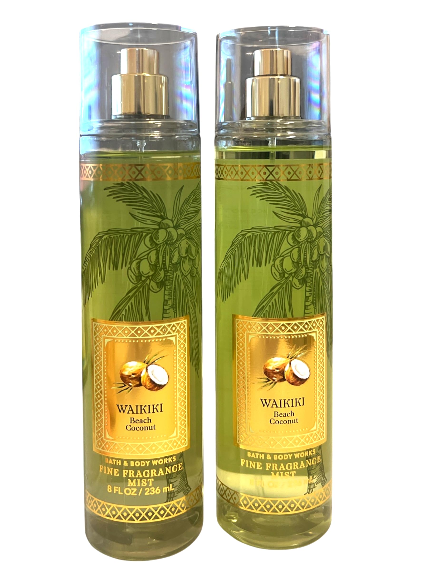 Bath & Body Works Waikiki Coconut spray bottle for everyday tropical refresh and light scent.