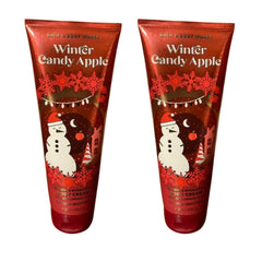 Bath and Body Works Winter Candy Apple 2-pack bottle provides daily hydration and silky cream.