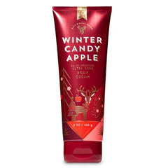 Bath & Body Works Winter Candy Apple body cream jar delivers 24-hour moisture and festive scent.