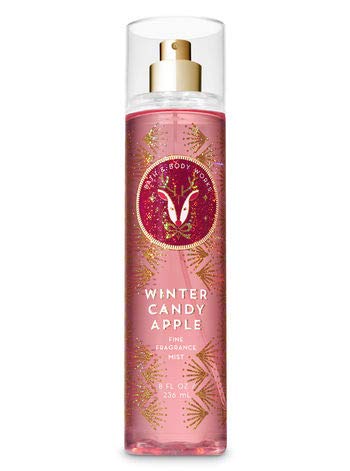 Bath & Body Works Winter Candy Apple daily trio packaging with full-size bottles