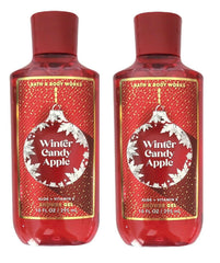 Bath & Body Works Winter Candy Apple Shower Gel 2-pack gift set for refreshing morning routine