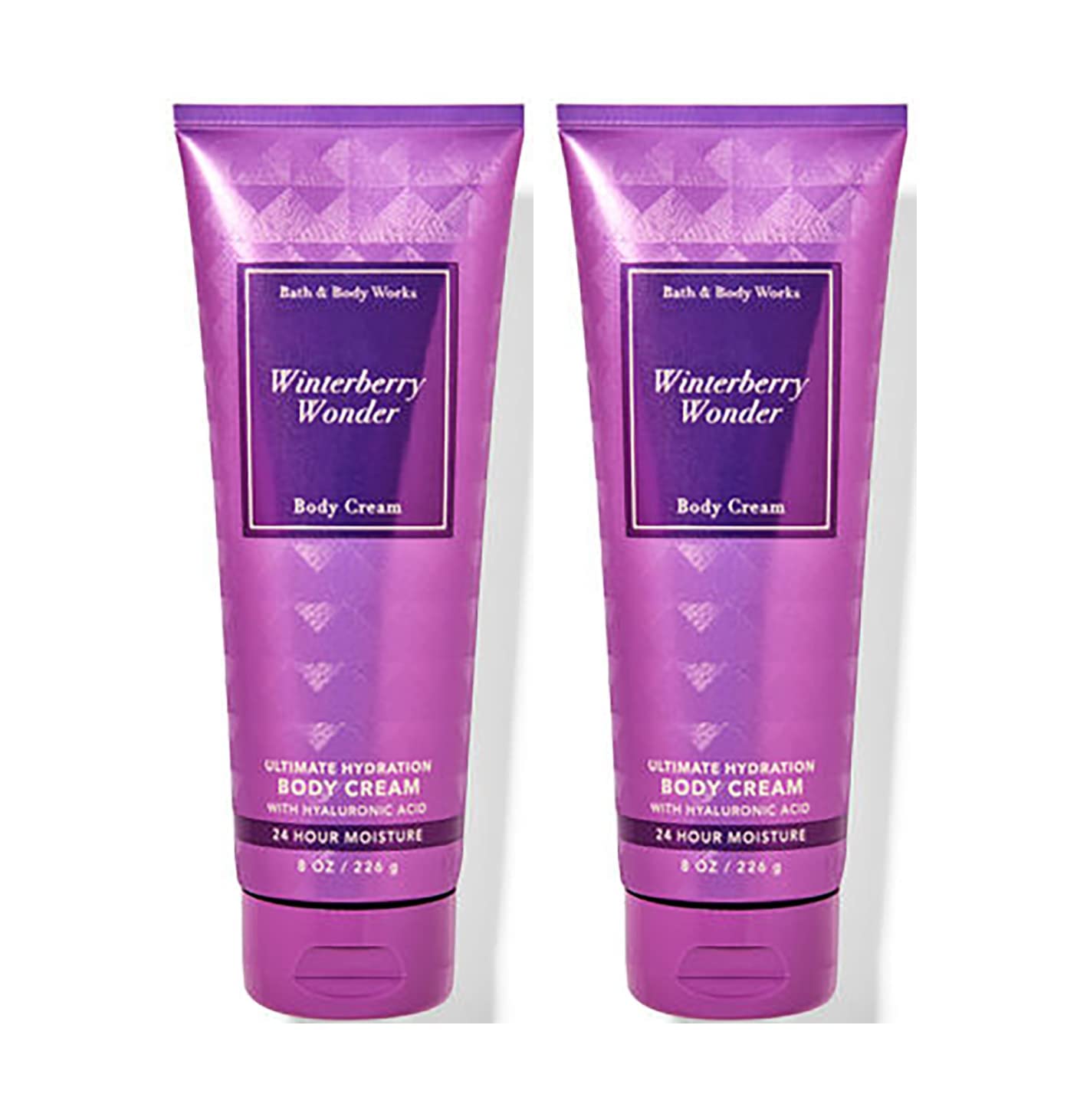 Bath and Body Works Winterberry Wonder 2 Pack Ultra Shea Body Cream bottle for daily hydration and fragrance