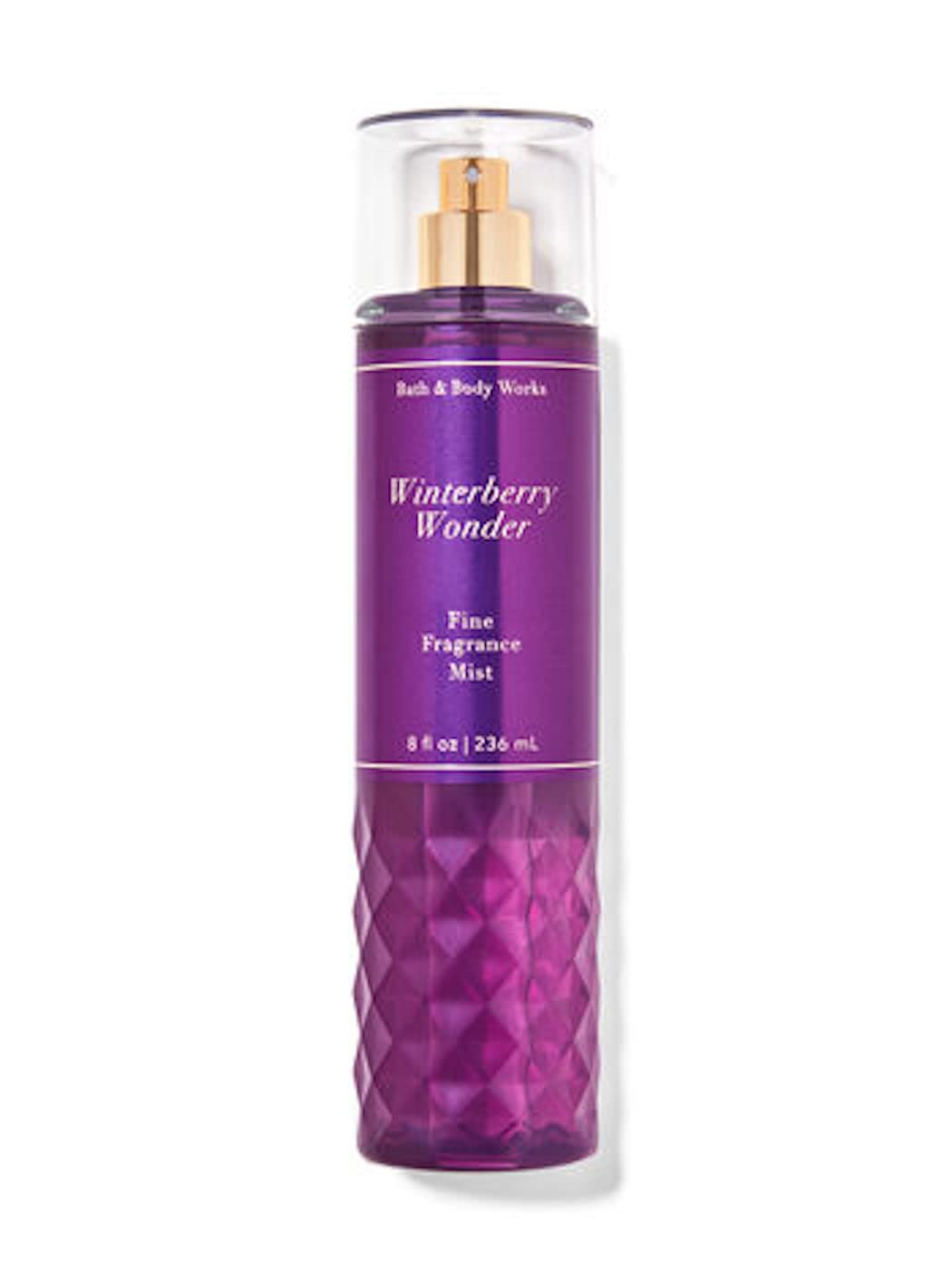 Bath & Body Works Winterberry Wonder fragrance mist bottle for daily refresh and festive mood.