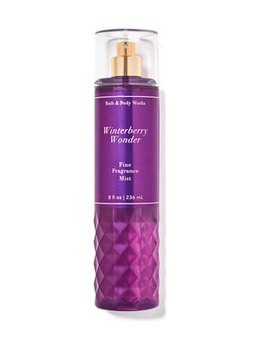 Bath & Body Works Winterberry Wonder fragrance mist bottle for daily refresh and festive mood.