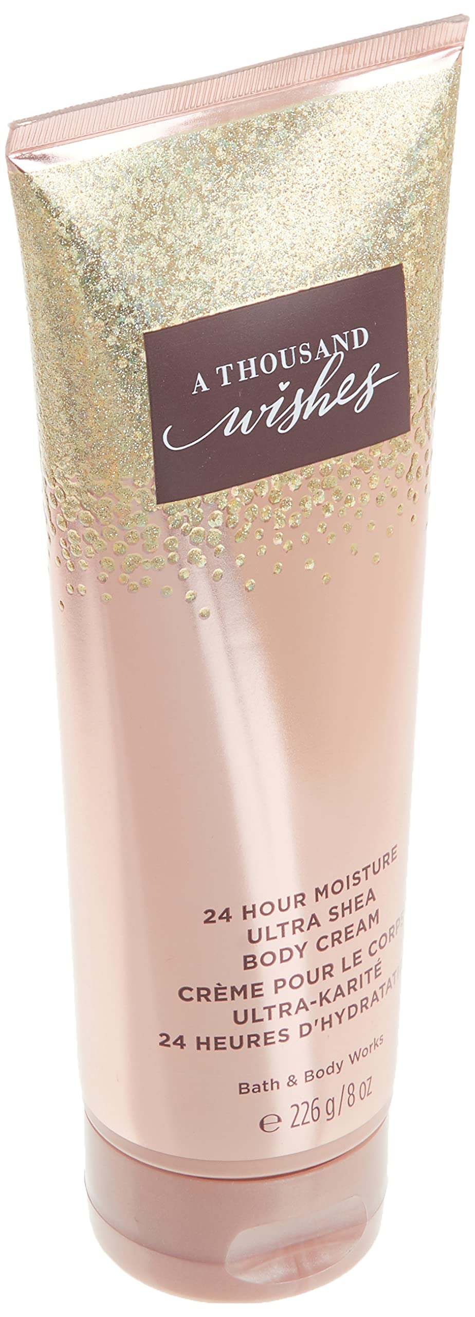 Bath & Body Works A Thousand Wishes dry-skin application for lasting moisture.