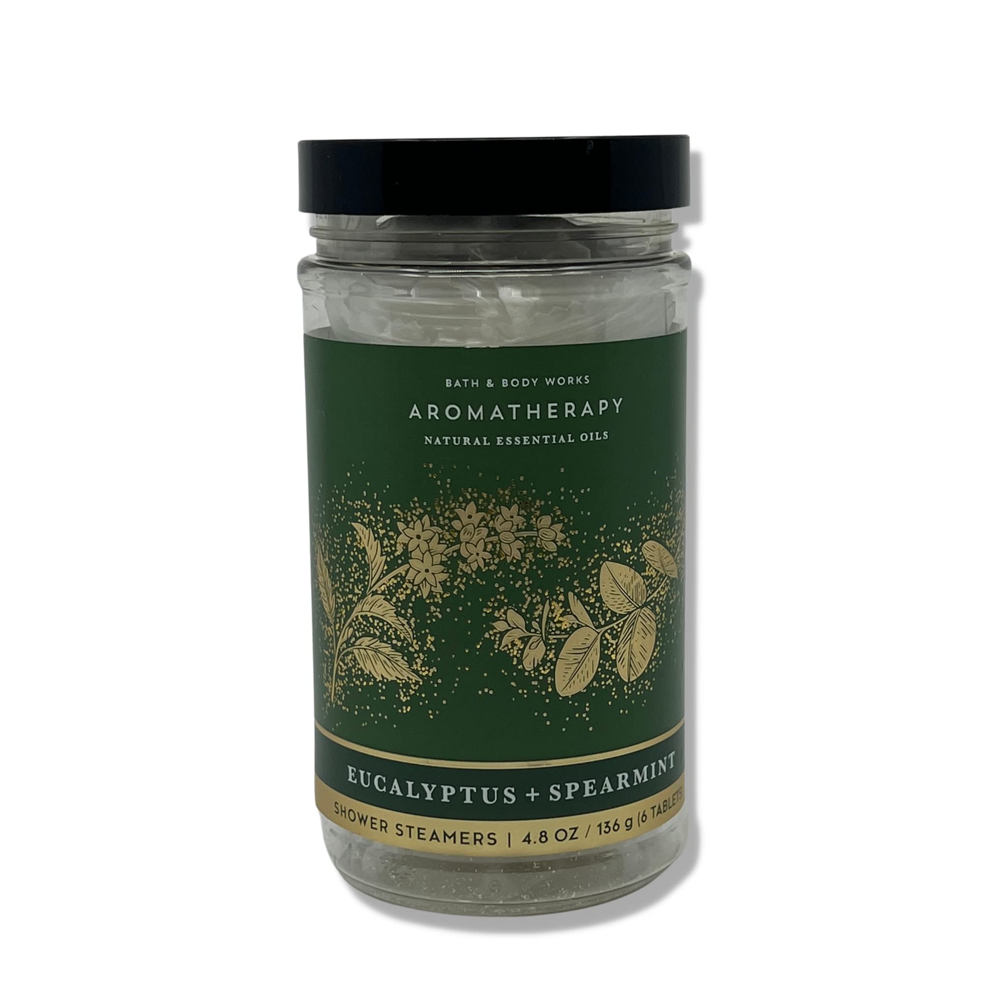 Bath and Body Works Aromatherapy shower steamer tablets closeup showcasing soothing essential oils
