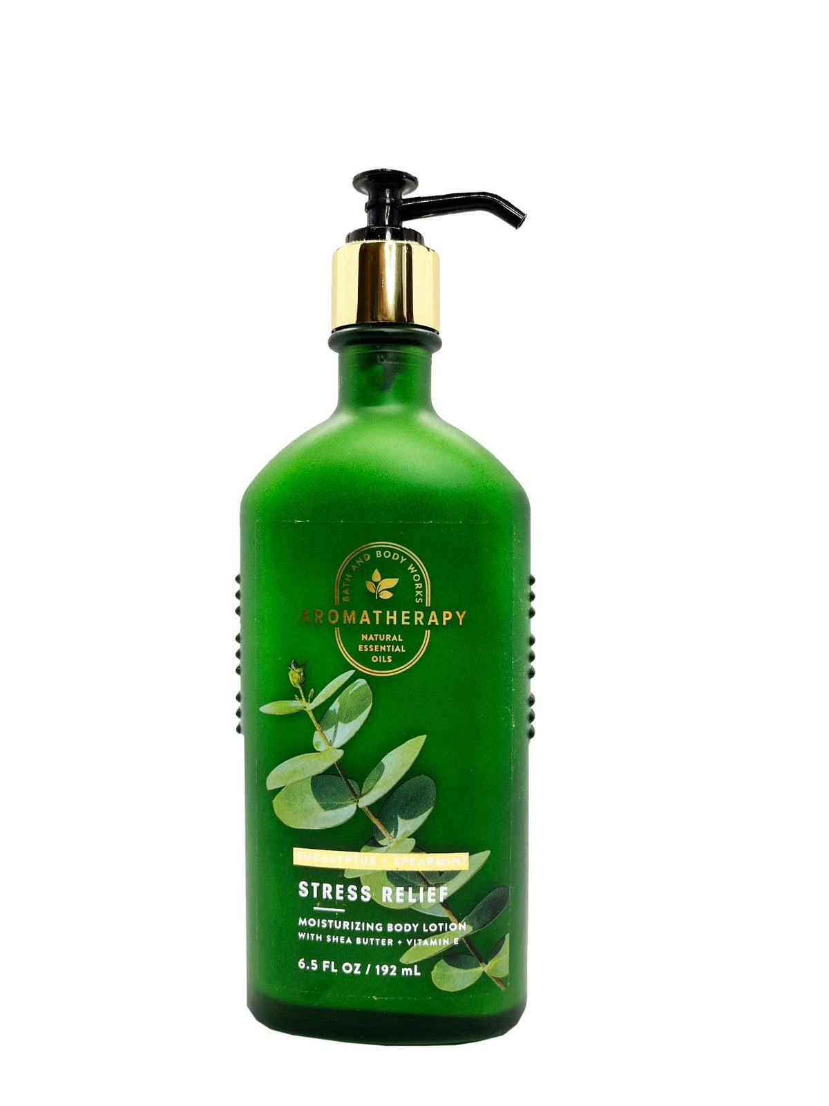 Bath & Body Works Aromatherapy Stress Relief lotion bottle for calming self-care ritual