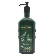 Bath & Body Works Aromatherapy Stress Relief lotion close-up showing creamy nourishment