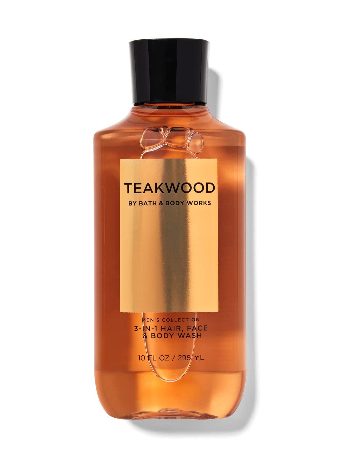 Bath & Body Works Bourbon Teakwood 3-in-1 bottle for daily cleansing with a masculine scent.