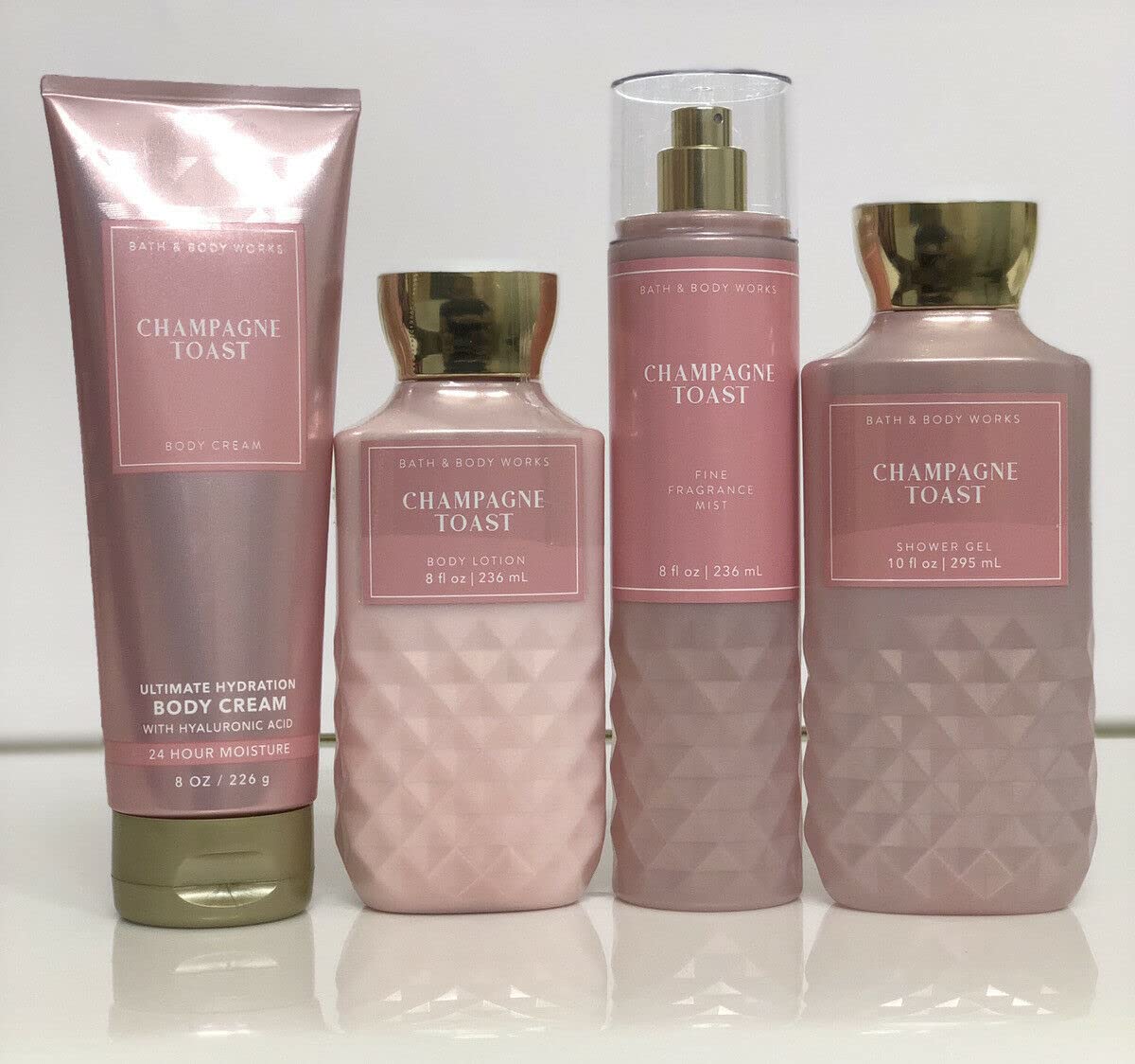 Bath & Body Works Champagne Toast fragrance mist 8oz for daily refresh and light hydration.