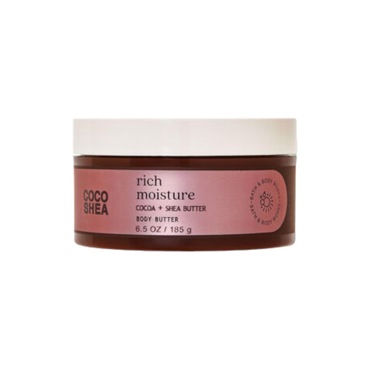 Bath & Body Works Coco Shea Body Butter jar shows rich texture and long-lasting moisture