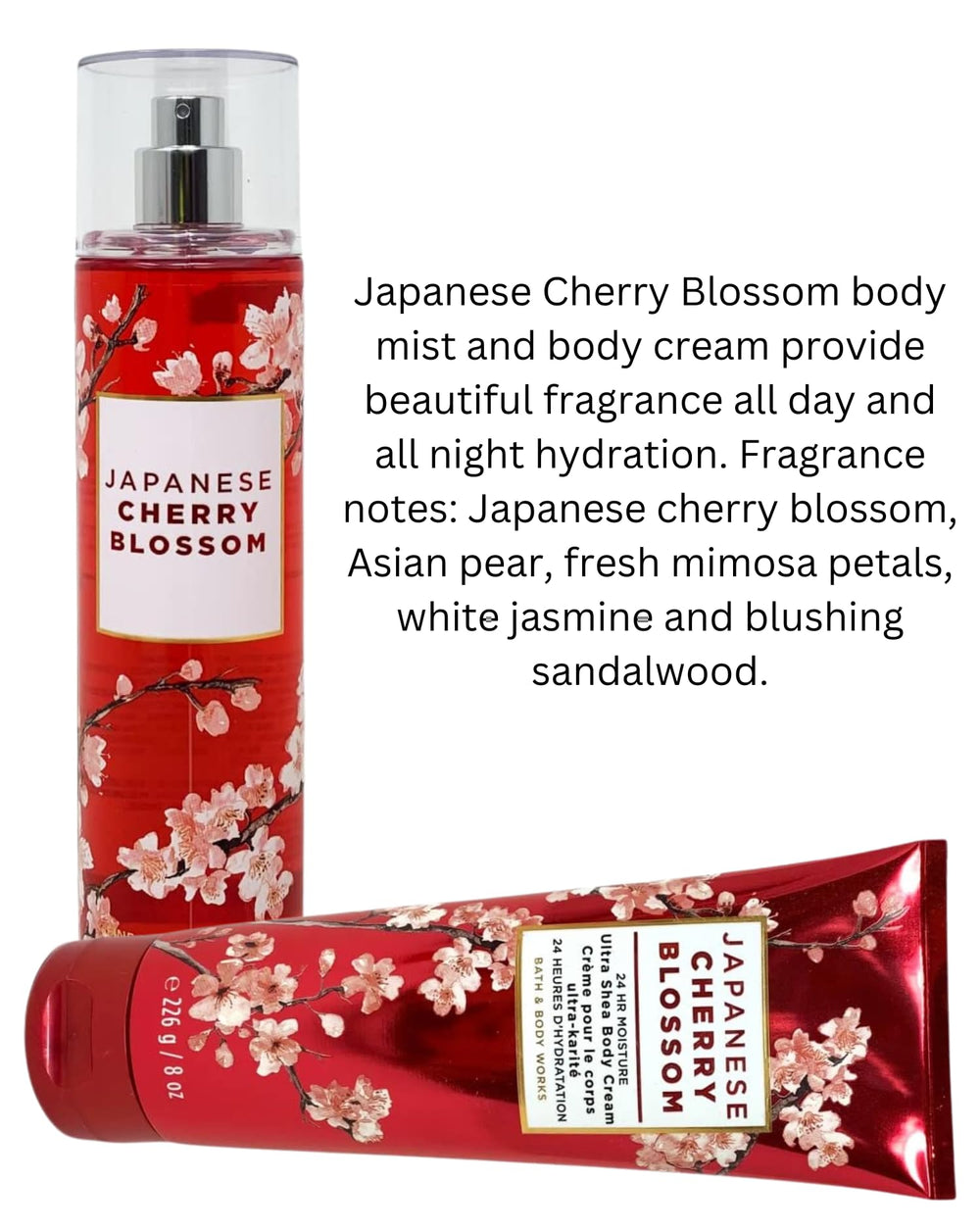 Bath & Body Works Fine Fragrance Mist and Ultra Shea Cream two-piece set flatlay for daily fragrance.